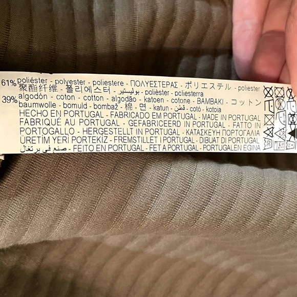 ZARA Size S Dress NEW Mock Turtleneck Ribbed Olive Green Soft Tunic Minamalist - Picture 7 of 15